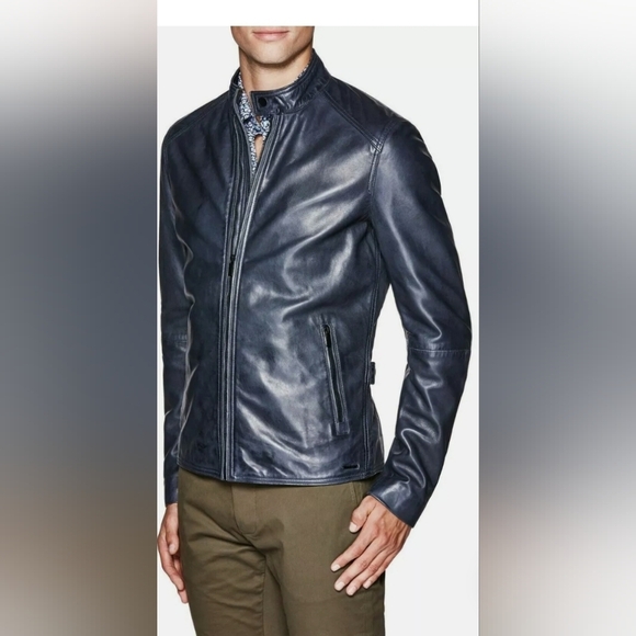 J.Lindeberg linko3.0 Leather Jacket SizeM